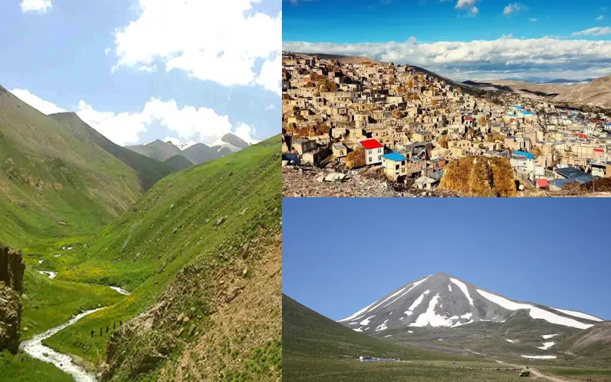 روستای لیقوان یکی از دیدنی‌ های تبریز با طبیعتی زیبا