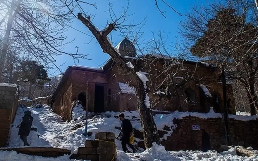 زمستان در روستای قلات شیراز