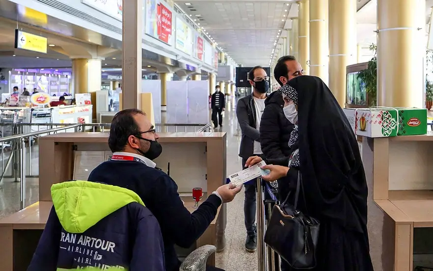 سالن فرودگاه هاشمی نژاد مشهد