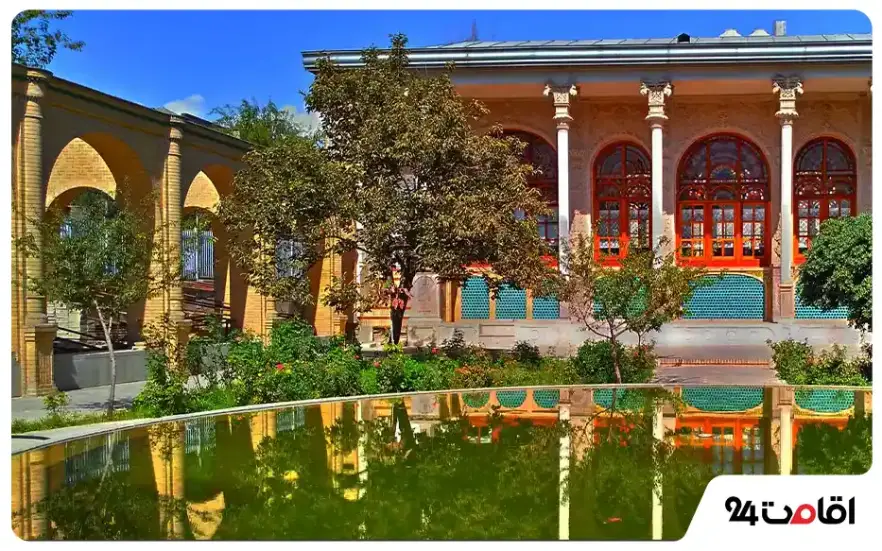 معماری عمارت مسعودیه تهران